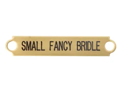 DOVER DROPSHIP Nameplates|2" Fancy Bridle Nameplate