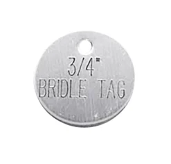 DOVER DROPSHIP Nameplates|3/4'' Round Bridle & Accessory Tag
