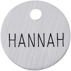 DOVER DROPSHIP Nameplates|1'' Round Bridle & Accessory Tag