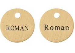 DOVER DROPSHIP Nameplates|1'' Round Bridle & Accessory Tag