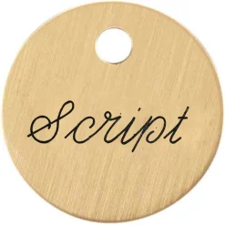 DOVER DROPSHIP Nameplates|1'' Round Halter Tag