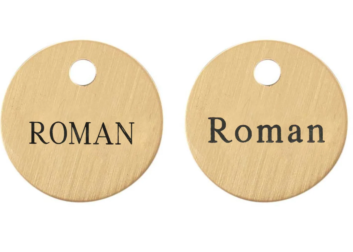 DOVER DROPSHIP Nameplates|1'' Round Halter Tag