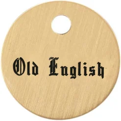 DOVER DROPSHIP Nameplates|1'' Round Halter Tag