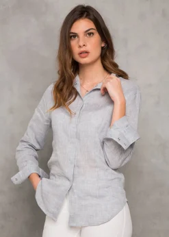 HORSEWARE Long Sleeve Tops|AA® Ladies’ 300 Linen Long Sleeve Shirt