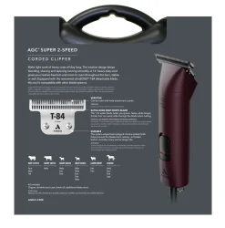 ANDIS COMPANY Clippers, Blades, & Accessories|Andis® AGC Super 2-Speed™ Clipper with T-84 Blade