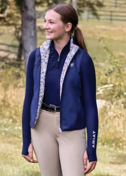 Kids ARIAT-APPAREL Kids' Outerwear|Kids' Casual Riding Clothes|Ariat® Kids’ Bella Reversible Vest