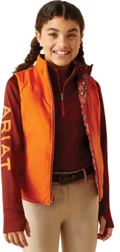 Kids ARIAT-APPAREL Kids' Outerwear|Kids' Casual Riding Clothes|Ariat® Kids’ Bella Reversible Insulated Vest