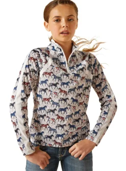 Kids ARIAT-APPAREL Kids' Casual Riding Clothes|Ariat® Kids’ Print Sunstopper Shirt 3.0