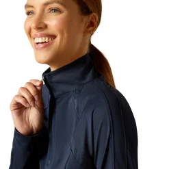 ARIAT-APPAREL Show Shirts|Ariat® Ladies’ Sunstopper Quarter-Zip Base Layer 3.0