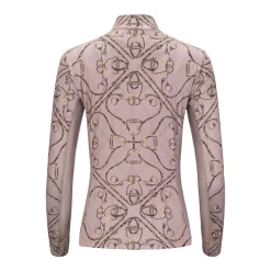 ARISTA EQUESTRIAN Long Sleeve Tops|Arista® Golden Stirrups Quarter-Zip Long Sleeve Sun Shirt