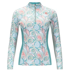 ARISTA EQUESTRIAN Long Sleeve Tops|Arista® Ladies’ Viva Quarter-Zip Long Sleeve Shirt