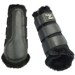 BACK ON TRACK BOT LL Horse Boots|Back on Track® 3D Mesh Splint Boots with Faux Fur