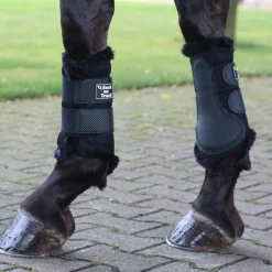 BACK ON TRACK BOT LL Horse Boots|Back on Track® 3D Mesh Splint Boots with Faux Fur