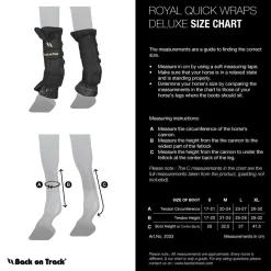 BACK ON TRACK BOT LL Therapy|Hoof & Hock Boots|Back on Track® Royal Quick Wraps Deluxe