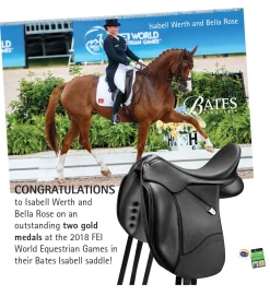 SADDLERY BRANDS INTL English Saddles|Bates Isabell Luxe Leather Dressage Saddle
