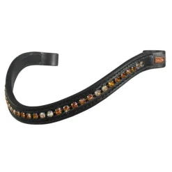 BON-VIVANT EQUSTRN Bridle Parts & Accessories|Beasties™ Brilliance Crystal Wave Browband