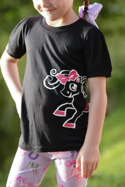 Kids BELLE AND BOW EQSTRN Kids' Casual Riding Clothes|Belle & Bow Equestrian Children's Logo Tee