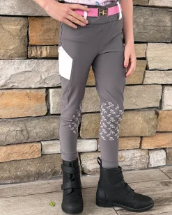 Kids BELLE AND BOW EQSTRN Kids' Breeches & Jods|Belle & Bow Equestrian Children’s Riding Tight