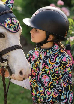 Kids BELLE AND BOW EQSTRN Kids' Casual Riding Clothes|Belle & Bow Equestrian Children’s Long Sleeve Sun Shirt