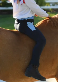 Kids BELLE AND BOW EQSTRN Kids' Breeches & Jods|Belle & Bow Equestrian Girls’ Fleece Tight