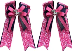 BELLE AND BOW EQSTRN Helmet Accessories|Helmet Accessories|Belle & Bow Equestrian Hair Bows
