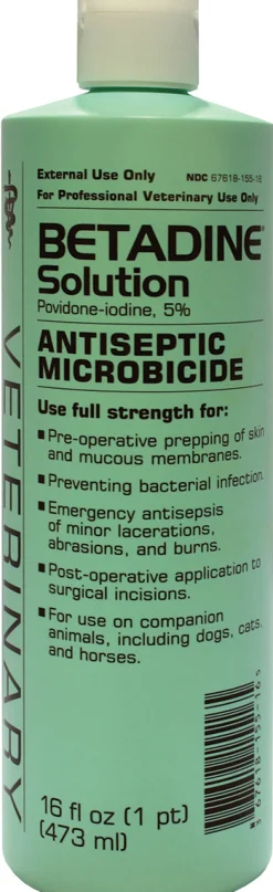 ANIMAL HEALTH INT First Aid Supplies|Betadine® Solution