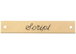DOVER DROPSHIP Nameplates|Beveled Edge Halter Nameplate - 1 or 2 lines