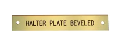 DOVER DROPSHIP Nameplates|Beveled Edge Halter Nameplate - 3 lines