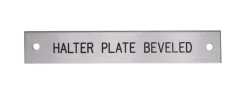 DOVER DROPSHIP Nameplates|Beveled Edge Halter Nameplate - 3 lines