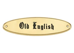 CRW Nameplates|Brass Raised Oval Nameplate