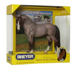 Kids REEVES INTERNATIONAL Gifts|Stable & Stall Accessories|Breyer Brookside Pink Magnum Roan Welsh Stallion