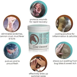 HORSEPOWDER INC First Aid Supplies|Coat Defense® Trouble Spot Drying Paste