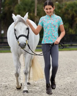 Kids KIRSCH Kids' Casual Riding Clothes|CoolBlast® 100 Kids’ Siobhan Short Sleeve Shirt