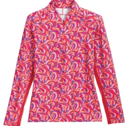 KIRSCH Long Sleeve Tops|CoolBlast® 100 Ladies’  Asti Long Sleeve Print Shirt