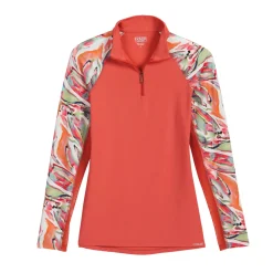 KIRSCH Long Sleeve Tops|CoolBlast® 100 Ladies’ LaBelle Print Long Sleeve Shirt
