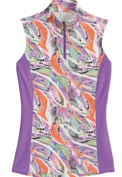 KIRSCH Sleeveless Tops|CoolBlast® 100 Ladies’ Lakeland Sleeveless Print Shirt