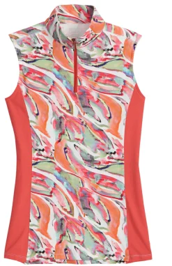 KIRSCH Sleeveless Tops|CoolBlast® 100 Ladies’ Lakeland Sleeveless Print Shirt