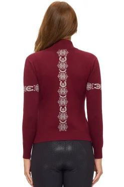 DANCING EQUESTRIAN Sweaters & Winter Tops|Ladies’ "Snowflake" Sweater