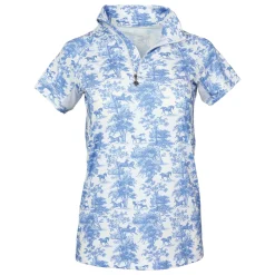 JPC EQUESTRIAN Short Sleeve Shirts|Dapplebay Equestrian Toile Short-Sleeve Sun Shirt