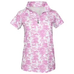 JPC EQUESTRIAN Short Sleeve Shirts|Dapplebay Equestrian Toile Short-Sleeve Sun Shirt