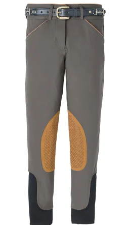 Kids KARAN LETEX Kids' Breeches & Jods|DS Girls' Beverly Double-Grip Knee-Patch Breech