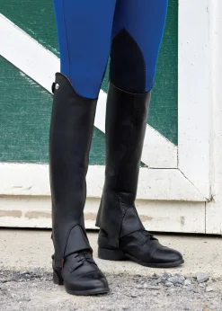 TEXT HORSE Half Chaps|DS Ladies’ Perfect Profile Leather Half Chaps