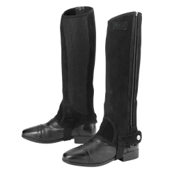 S.K. SHOES AND BOOTS Half Chaps|DS Suede Half Chaps with Silicone Grip Patch