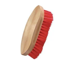 KING YOUNG Brushes & Hoof Picks|DS Wood-Back Medium-Stiff Brush