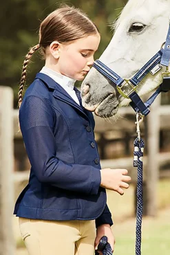 Kids WEATHERBEETA Kids' Show Jackets|Show Jackets|Dublin® Children’s Hanna Mesh Tailored Show Jacket II