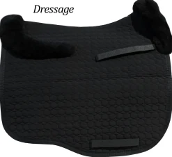 WORLD EQUSTRN BRNDS Close Contact Saddle Pads|E.A. Mattes EuroFit All-Purpose Pad without Sheepskin Panels; Front & Rear Trim Only