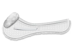WORLD EQUSTRN BRNDS Close Contact Saddle Pads|E.A. Mattes Jump Correction Half Pad with Pockets for Shims