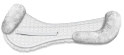 WORLD EQUSTRN BRNDS Half Pads|E.A. Mattes Platinum EWWA Sheepskin All-Purpose Half Pad with Rear Trim