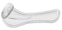 WORLD EQUSTRN BRNDS Half Pads|E.A. Mattes Platinum EWWA Sheepskin All-Purpose Correction Half Pad
