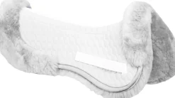 WORLD EQUSTRN BRNDS Half Pads|E.A. Mattes Sheepskin Rolled Back Half Pad